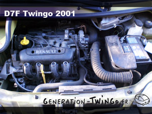 Moteur de Twingo - D7F 2nde génération
