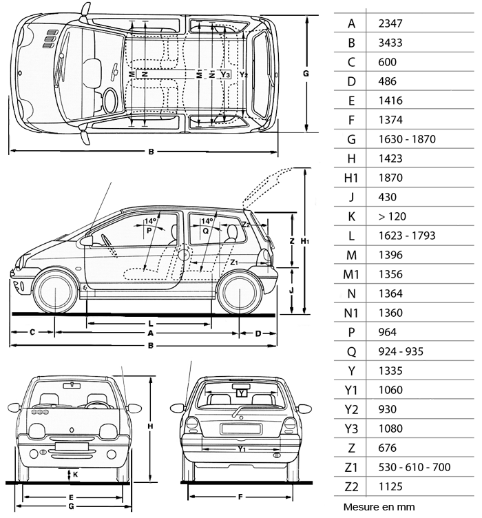 mécanisme siège rabattable twingo - Twingo - Renault - Forum